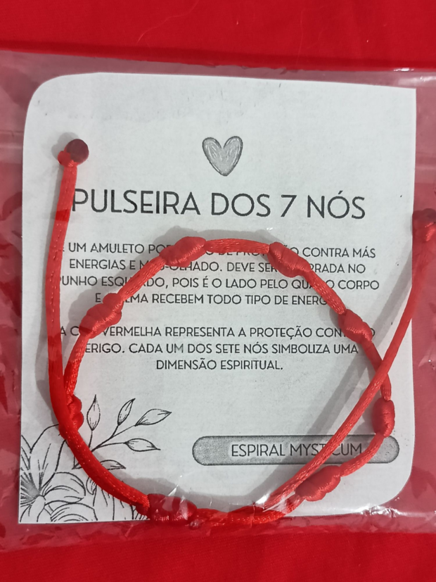 kit 2 pulseiras dos 7 nós da kabbalah - Imagem 2