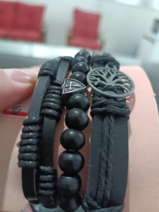 Kit com 4 Pulseiras masculina