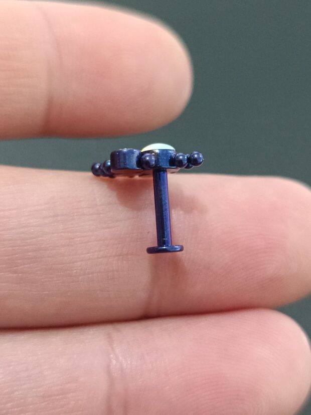Labret Opala e cristais - Imagem 2