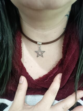 Colar da Estrela De 5 pontas