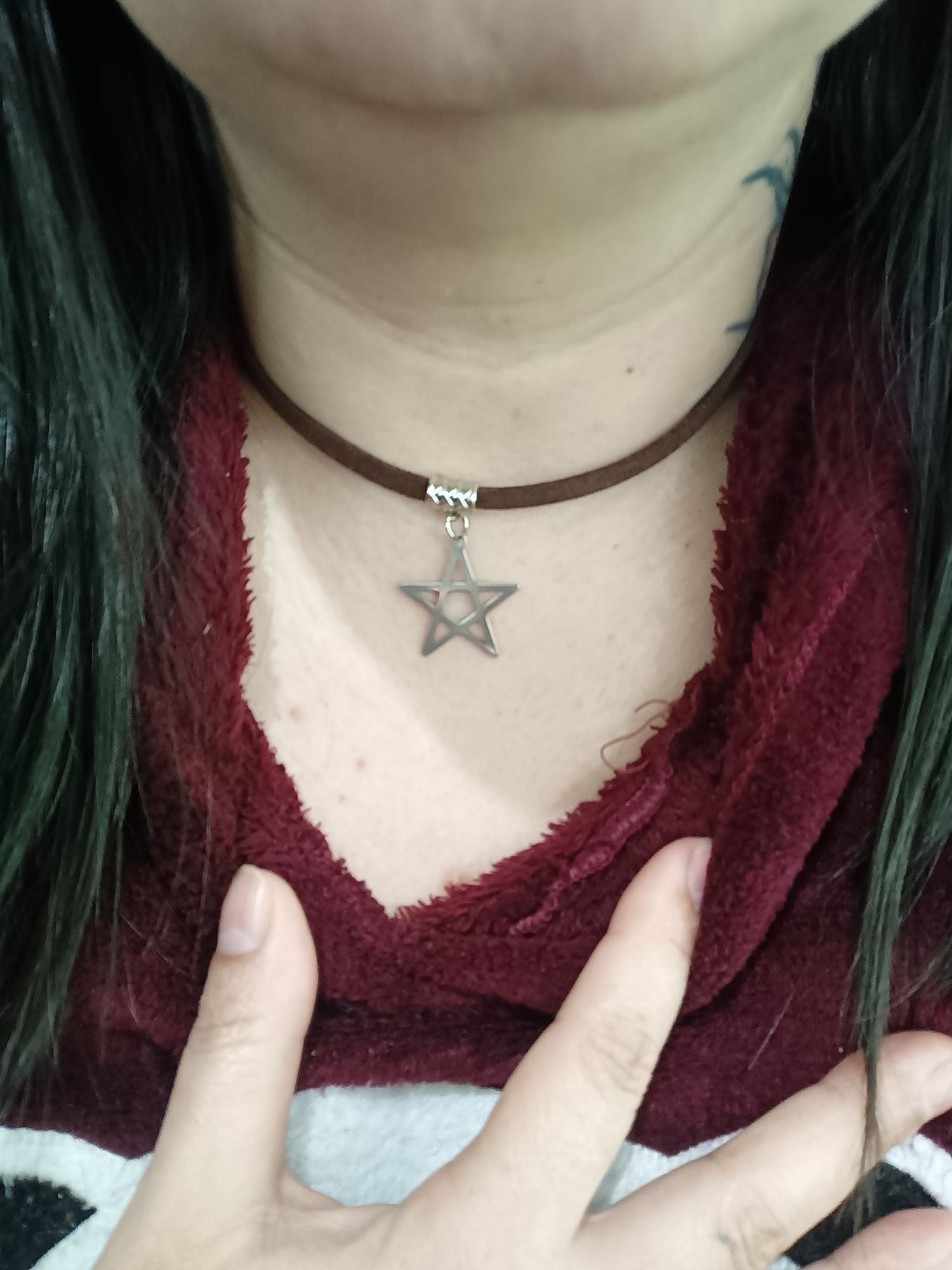 Colar da Estrela De 5 pontas